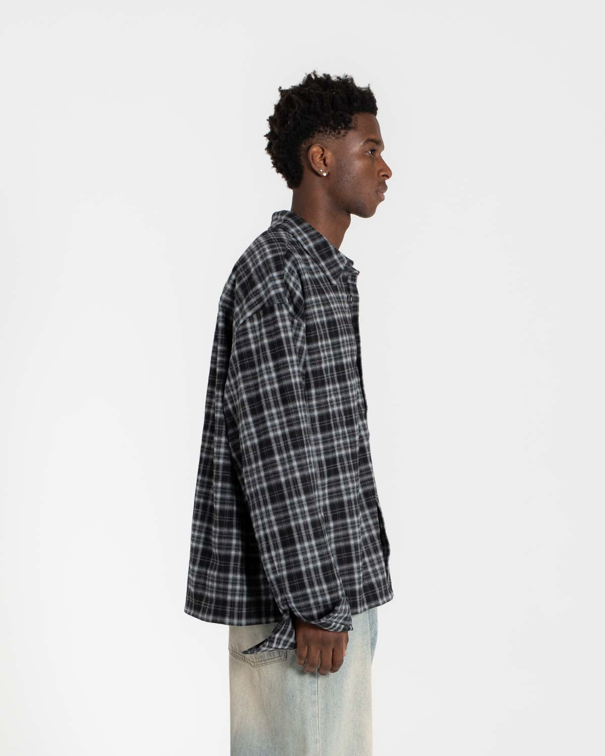 Ternet Flannel Shirt grey